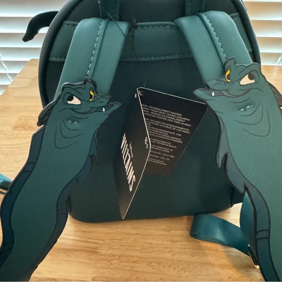 Disney Villains Ursula Loungefly Backpack. Used once. - Picture 5 of 10